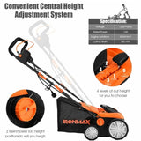 15" Electric Lawn Dethatcher w/ 50L Collection Bag Orange 60331946