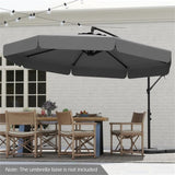 10 Feet Patio Cantilever Umbrella - Gray 86774964