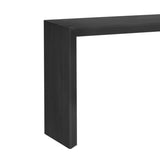 U_STYLE Modern Style Console Table made of Paulownia Solid Wood Veneer,Suitable for Foyer, Living N711P205930B