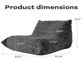 FTMMC-HUISE Ergonomic Bean Bag Chair with 5-Way Body Support 62909839