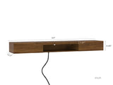 Floating TV Stand Wall Mounted with 16 Color LEDs,63" Modern TV Stand,Floating TV Cabinet W1321P330270