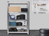 150 x 75 x 30cm 5 Tiers Galvanizing Storage Rack Gray 22948023