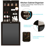 Brown wall mounted office desk 77862636