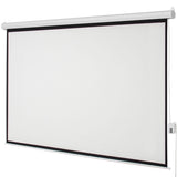 ZUN 100" 4:3 80" x 60" Viewing Area Motorized Projector Screen with Remote Control Matte White 84308560