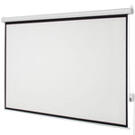 ZUN 100" 4:3 80" x 60" Viewing Area Motorized Projector Screen with Remote Control Matte White 84308560