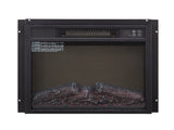 Electric Fireplace Insert 18" 1400W 120V ,Equipped with remote control, ultra thin heater with log 56897865
