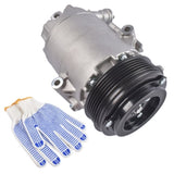 12V A/C Compressor with 5-Groove Pulley Fits for Can-Am Defender HD10 4x4 Limited DPS 2020-2023 UTV/ 61642211
