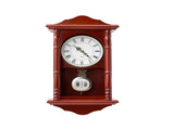 Classic Vintage Grandfather Clock, 18" Wood & MDF Pendulum Wall Clock with Quiet Quartz Movement 64206064