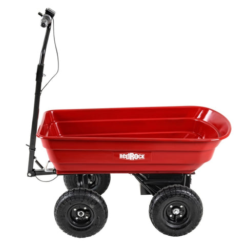 ZUN wheelbarrow electric Hassle-free assemble: this utility cart's durable steel frame is easy to 91340980