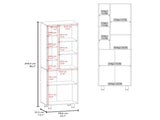 Shiprock Pantry Cabinet, Kitchen, White B092P368945