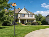 Bird Feeder Pole with Squirrel Baffle, 5-Prong Base Heavy Duty Bird Feeder Stand, 32"-94" Adjustable 89092428