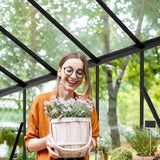 6x10 Hybrid Polycarbonate Greenhouse black 21321105