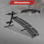 ZUN Sit-up bench exercise equipment 42703661