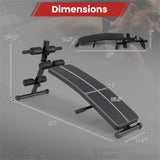 ZUN Sit-up bench exercise equipment 42703661