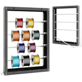 Galvanized Metal Wire Spool Rack with 4 Rods 82467432