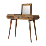 Oak-ish Round Dressing Table B182P166565
