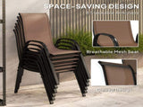 Outdoor dining table and chair package with umbrella 71751656