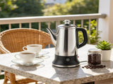 12-Cup Electric Percolator Coffee Pot, Coffee Maker with Keep Warm Function & Heat-Resistant Handle, 18641107