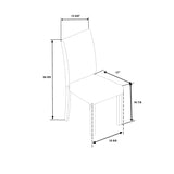 Sarang Black Dining Table and Silver Dining Chairs B201P359580