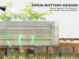 Raised Garden Bed with PE Greenhouse 97809696