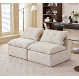 Modular Sofa,No Armrests,At will DIY,Soft Chenille Fabric,Neck W2108P261276