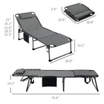 ZUN Folding Lounge Chairs / beach chair （Prohibited by WalMart） 47288913