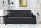 83" Oversized Upholstered Sofa Bed W/Pull Out Couch Bed & Adjustable Backrest,3 Seaters Sofa & Couch W1417131917