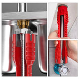 6-Piece Sink Wrench Set, 8-in-1 Sink & Bathroom Faucet Wrench, Adjustable Wrench with Wide Jaw & 85902824