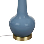 ZUN Ceramic Genie Table Lamp Blue See below B035P264523