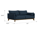 Blue Loveseat B361P494964