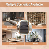 COOLMORE Corduroy Swivel Chair, Comfy Accent Sofa Chair for Living Room, 360 Degree Swivel W395P209395