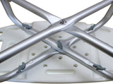 Medical Bathroom Safety Shower Tub Heavy Duty Aluminium Alloy Bath Chair Bench White 59860305