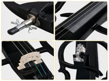 Full Size 4/4 Electric Style Cello with Case Bow Rosin Earphone Connecting line 82205061
