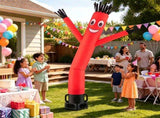 7FT Inflatable Dancing Tube Man with 150W Blower, 1000 CFM Air Dancer Wavy Arm Sky Puppet, 98476372