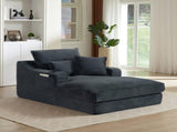47.2 inch modern comfortable cushioned compression sofa with unique cushion design, lounge chair for W2339P548244