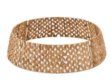 Handcrafted Openwork Woven Hyacinth Wicker Christmas Tree Collar - Rattan Xmas Tree Skirt & Stand 96970668