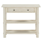 ZUN TREXM Retro Console Table with Drawer and Two Sturdy Shelves for Entryway, Living Room N715P195561E