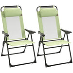 ZUN Folding Lounge Chairs / beach chair （Prohibited by WalMart） 28395473