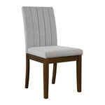 ZUN Upholstered Channel-back Dining Chair Set of 2 B035P262673