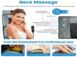 Full Body Vibration Massage Mat with Neck & Foot Massager - 10 Massage Zones 3-Level Lumbar 69400729