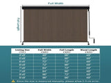 8'X6' Mocha HDPE covered roller shutter 39554978