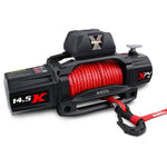 ZUN X-BULL Electric Winch XPV 14500 LBS 12V Synthetic Red Rope New Arrival Jeep Towing Truck 4WD W121843558