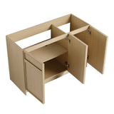 48" Freestanding Bathroom Vanity & 3 Soft-Close Cabinet Doors-BVC11148DOK -Excluding W999P239163