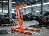 3-Ton Hydraulic Long Ram Jack, Engine Hoist Cylinder with Clevis Base for Garage & Shop Cranes 04460387
