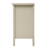 Hollow-Carved 2 Door Accent Cabinet Sideboard Buffet Storage Cabinet with Adjustable Shelf for W688P225282