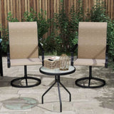 old SKU64596337pcs Patio Swivel Chairs ,Outdoor Garden Bench Garden chair Swivel Chairs Set of 87619754