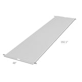 10 x 10ft Gazebo Replacement Canopy, UV Protection Pergola Shade Cover Light Gray 15679125