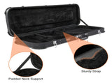 Electric Guitar Square Hard Case with Protective Sleeve Fits ST TL 40470271
