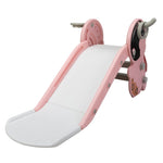 ZUN Toddler Slide for Indoor Use,Pink+White W2181P190005