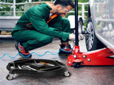 Rolling Garage Tool Caddy with 4 Storage Compartments & Magnetic Holders, 360&deg Swivel Wheels 02209385